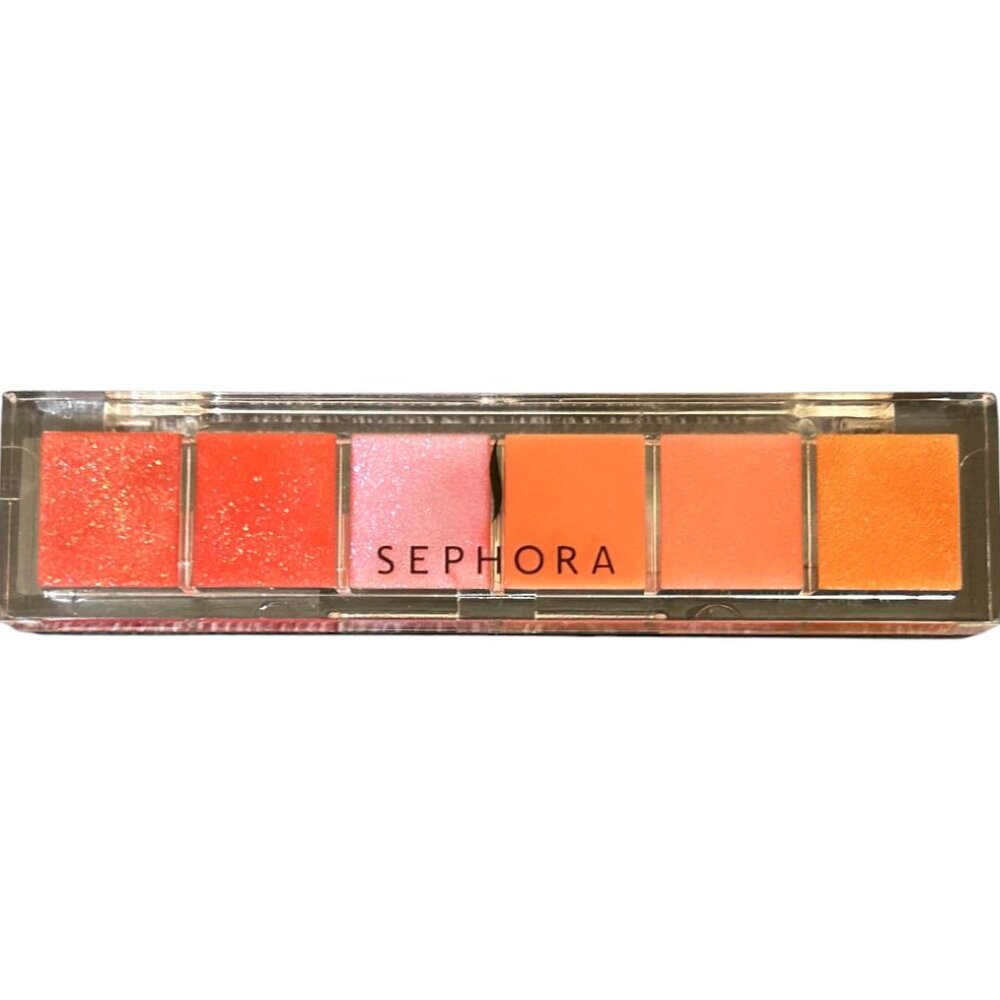 SEPHORA LIP COLOR PALETTE 6 SHADES LIP GLOSS LIP STICK BALM NEW